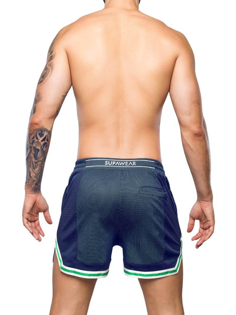 Supawear Swish Mesh Mid-Thigh Sports Shorts