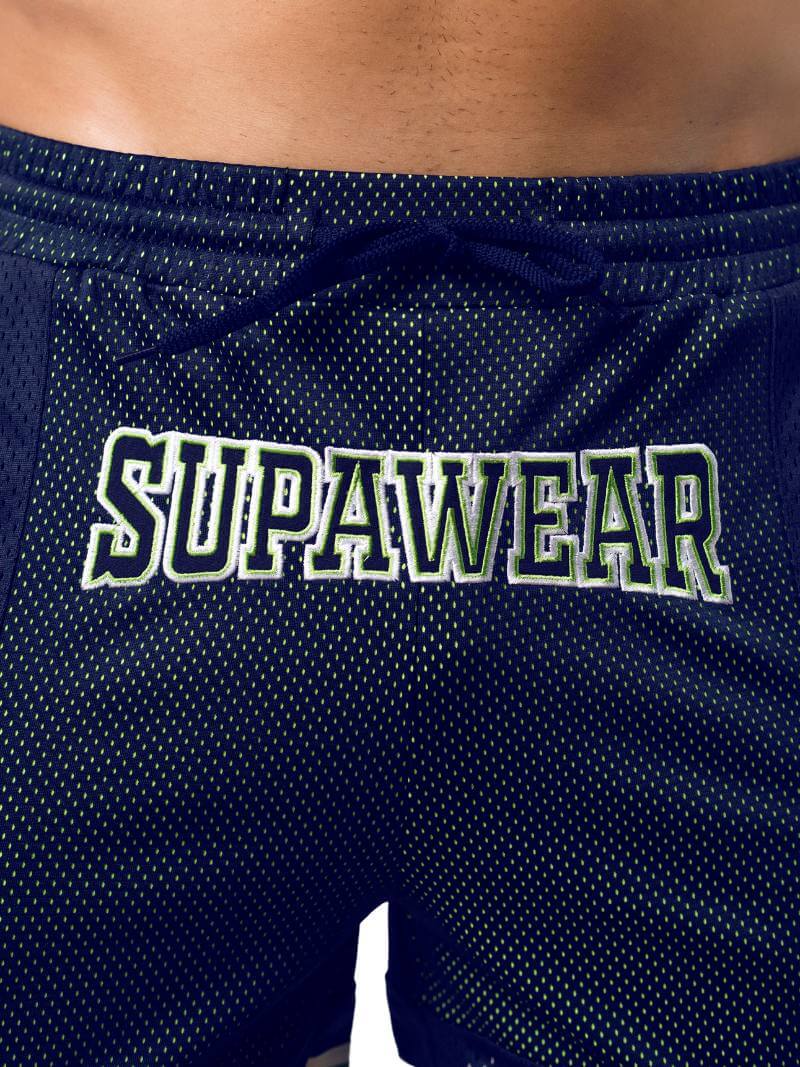 Supawear Swish Mesh Mid-Thigh Sports Shorts