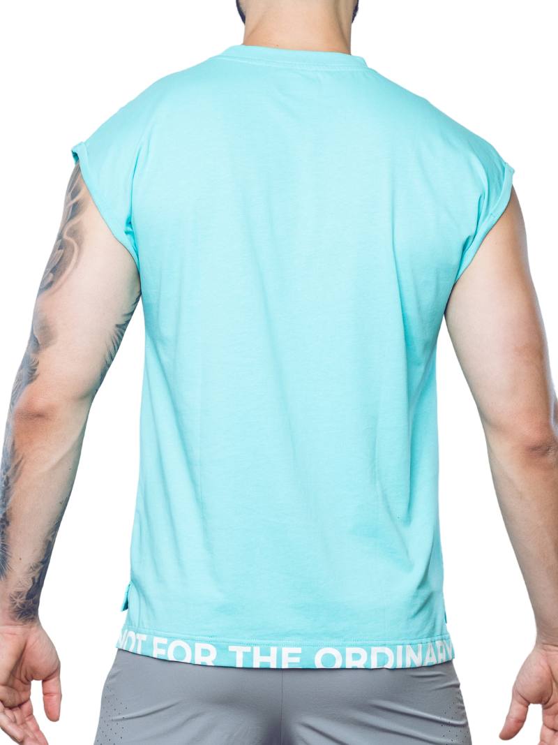 Supawear Wide-Cut Tank, Turquoise