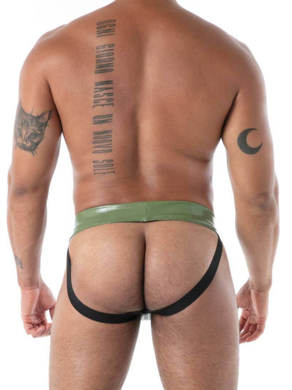 TOF Paris Latex Second Skin Jockstrap with Zipper