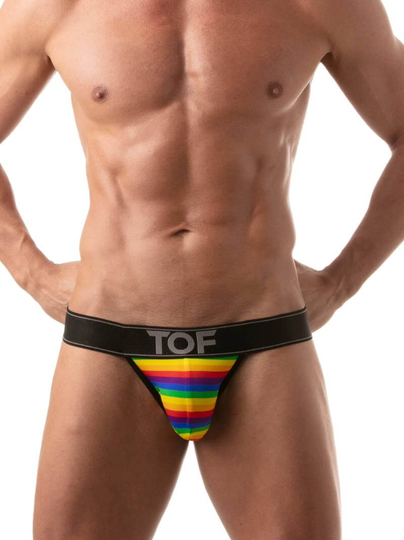 TOF Paris Rainbow Jockstrap