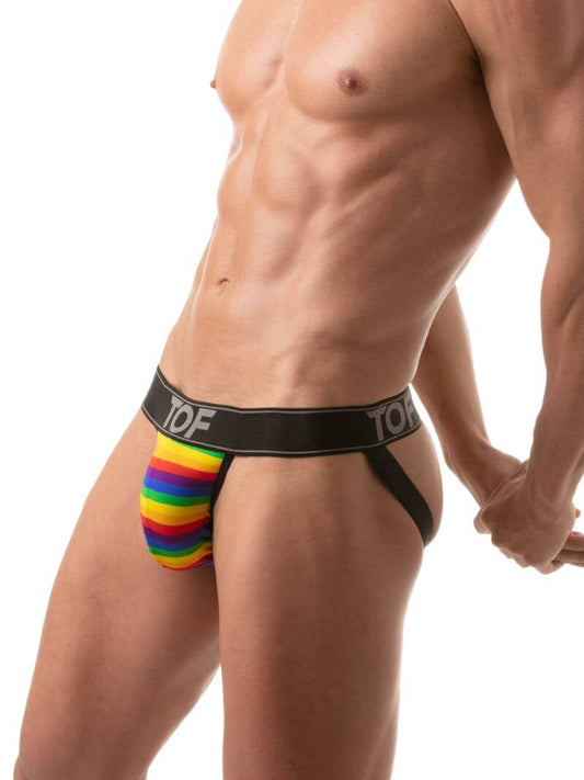 Mens TOF Paris Rainbow Jockstrap