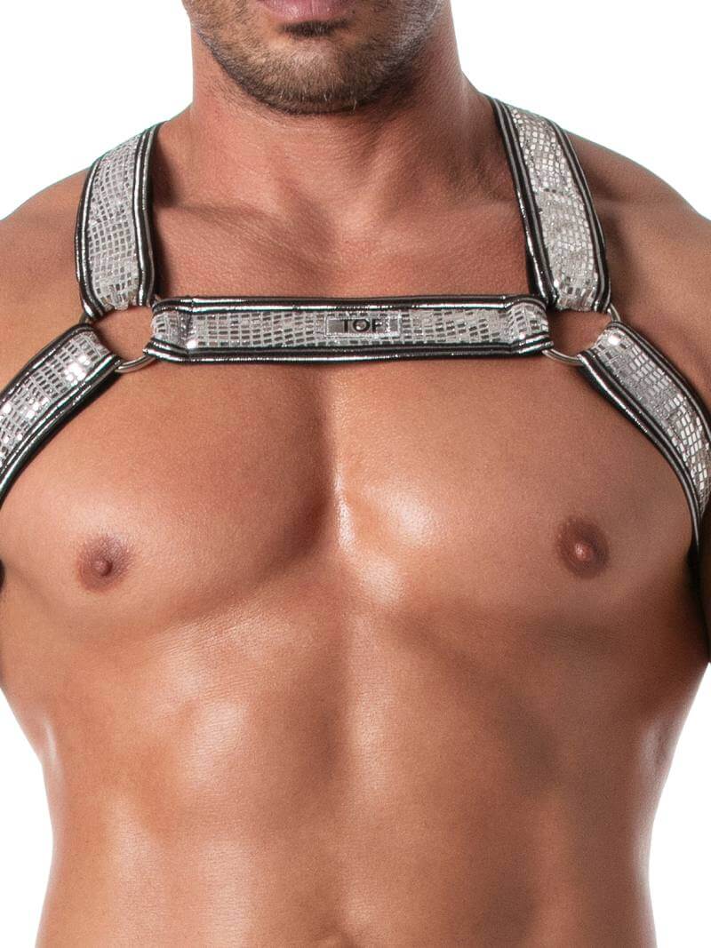 TOF Paris Glitter Bulldog Chest Harness