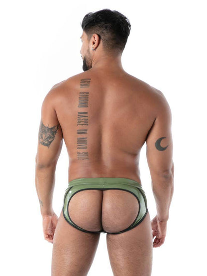 TOF Paris Latex Second Skin Bottomless Brief