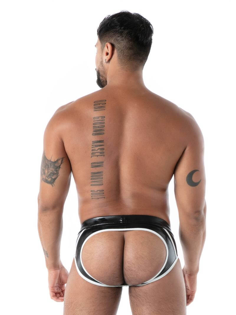 TOF Paris Latex Second Skin Bottomless Brief