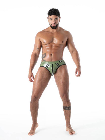 TOF Paris Latex Second Skin Bottomless Brief