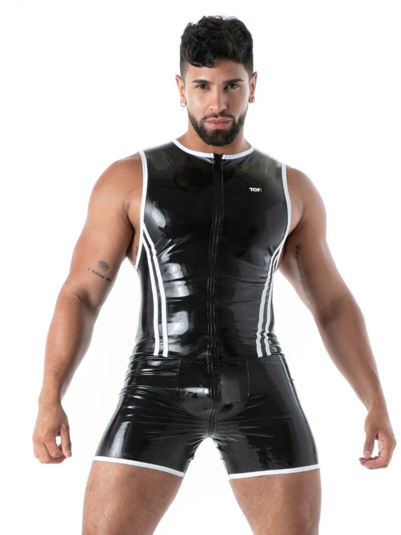 TOF Paris Latex Second Skin Singlet