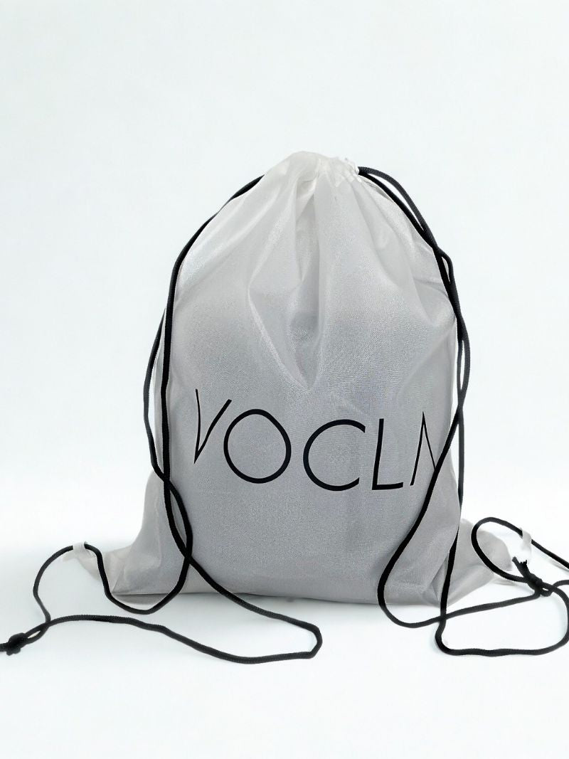White VOCLA drawstring bag