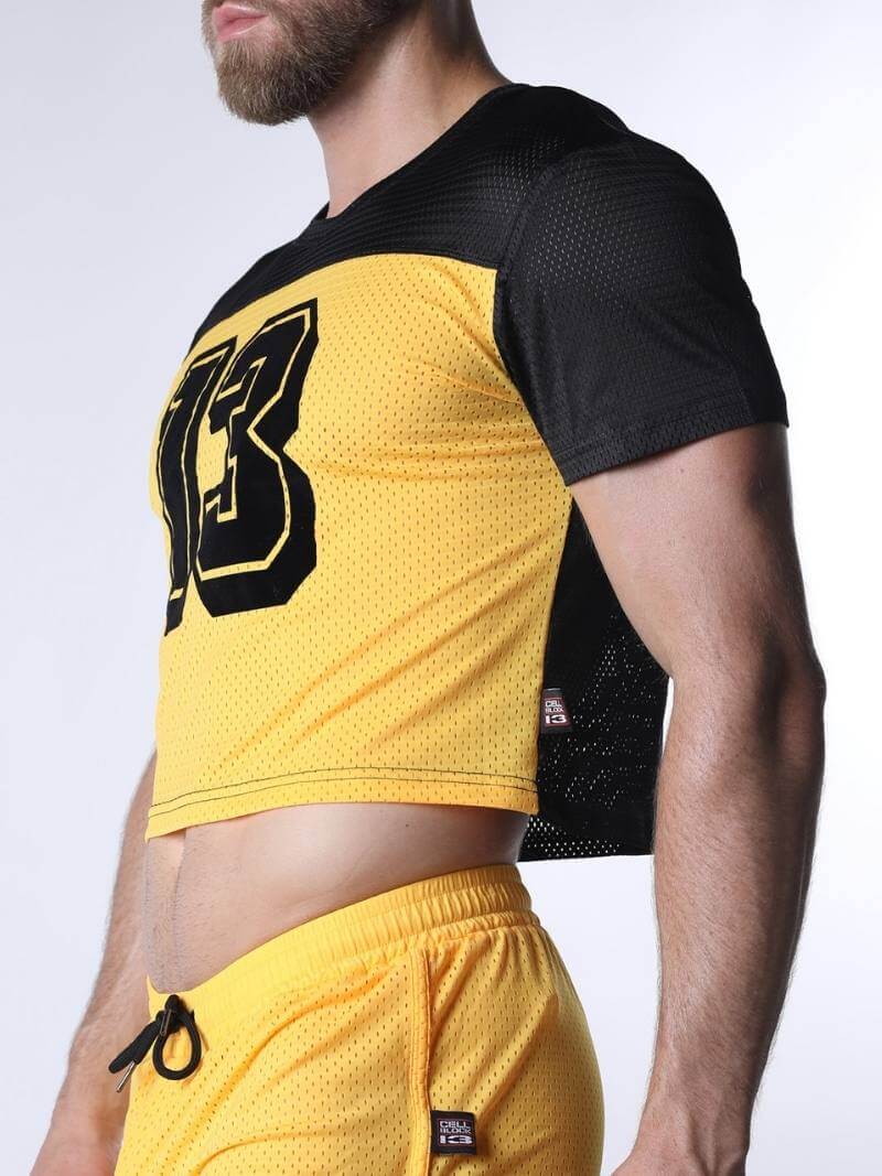CellBlock13 Starter Mesh Cropped T-Shirt