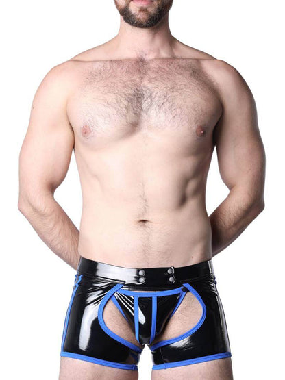 CellBlock13 Iron Grip Latex-Look Backless Chaps Trunk