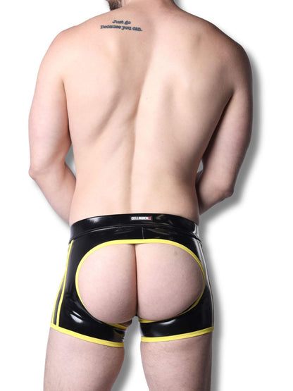 CellBlock13 Iron Grip Latex-Look Trunk Chaps