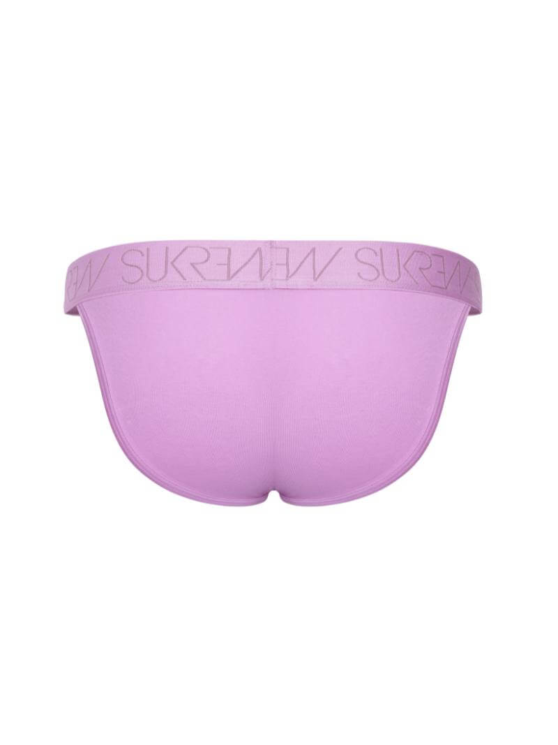 SUKREW Men's Rhythm Cotton Tanga Brief in Magenta