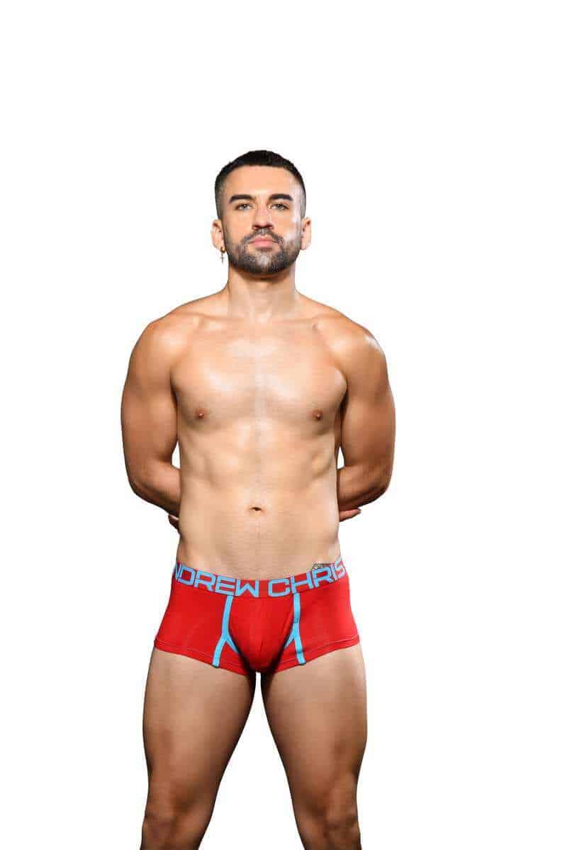 ANDREW CHRISTIAN CoolFlex Breathable Modal Boxer, Enhanced Pouch