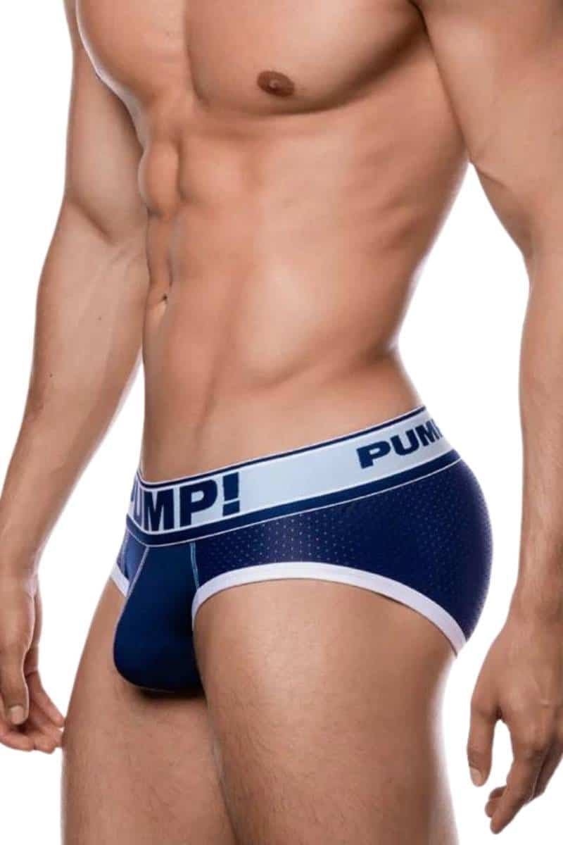 PUMP Underwear Blue Steel Breathable Micro Mesh Brief