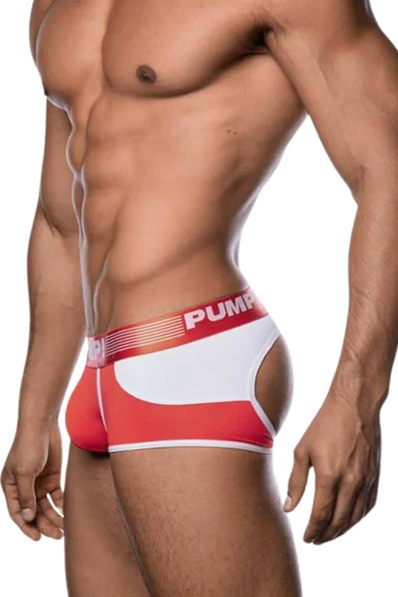 PUMP MEN'S RED ACCESS BACKLESS BOXER