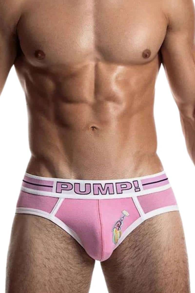 PUMP SPACE CANDY MENS BRIEF IN PINK