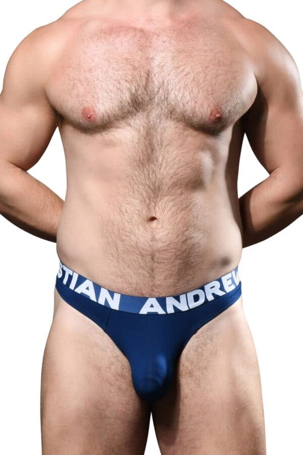 Andrew Christian Almost Naked Premium Bamboo Thong, Hang Free Pouch