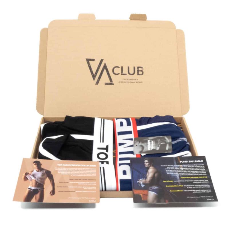 Men's Monthly Underwear Subscription Delivery