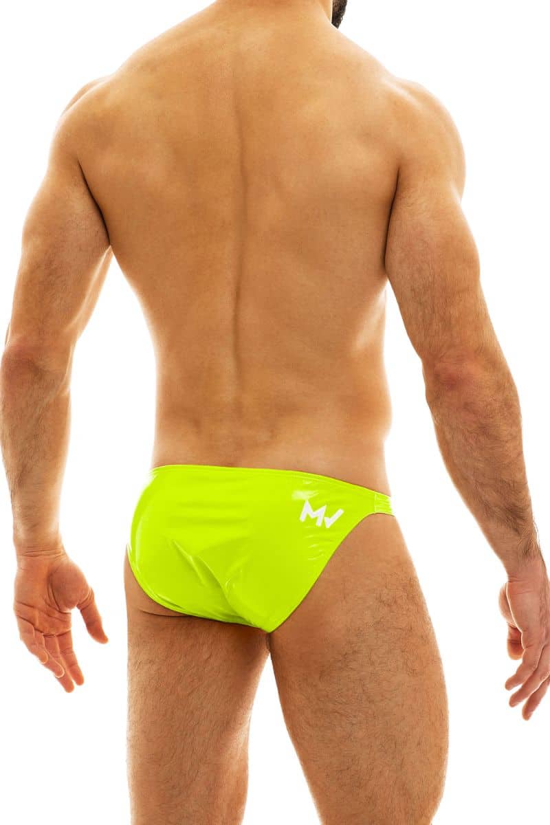 Men's PVC Micro Brief Underwear Neon
