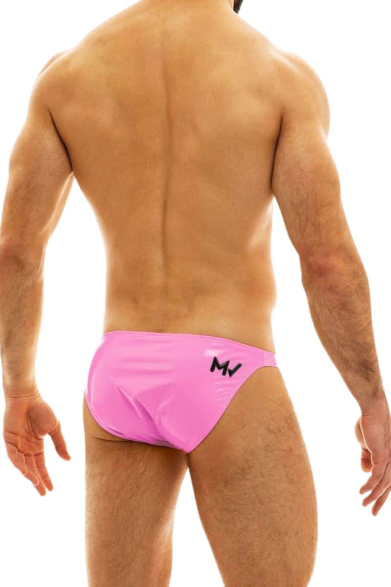 Men's PVC Micro Brief Underwear Pink