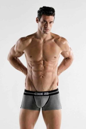 CODE22 Mens Padded Boxer with Power Shape Enhancement Padding
