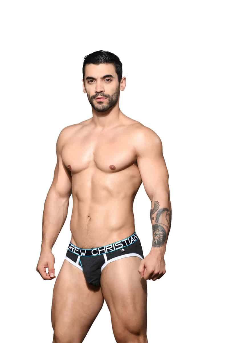 ANDREW CHRISTIAN Fly Brief with Almost Naked Hang Free Pouch