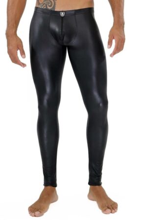 TOF Paris Men's Leatherette Leggings