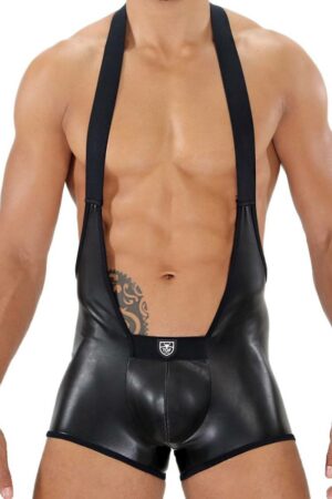 TOF Paris Men's Leatherette Singlet