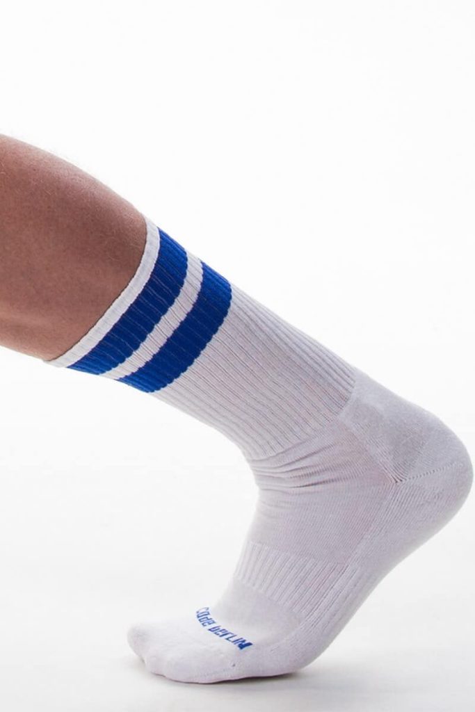 BARCODE Berlin White Gym Socks - Mid Calf Length