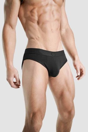 ROUNDERBUM Padded Brief with Smart Package Cup: Pouch + Bum Padding!