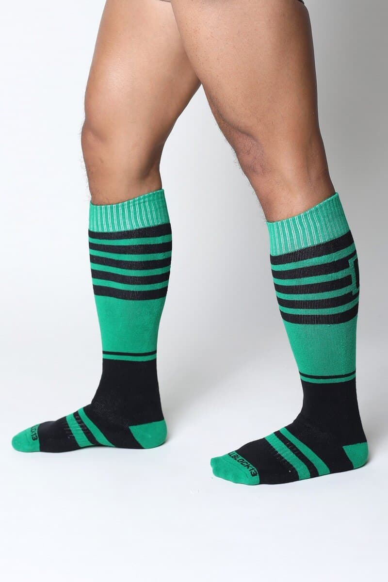 Long Leg Green Socks