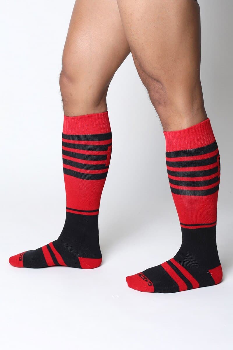 Long Red Socks