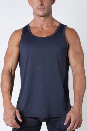 Timoteo Active Solid Sports Tank Top