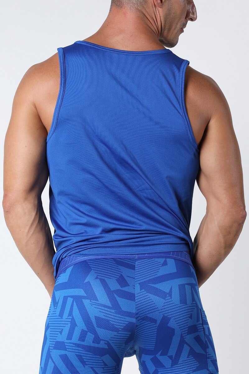 Timoteo Active Solid Sports Tank Top
