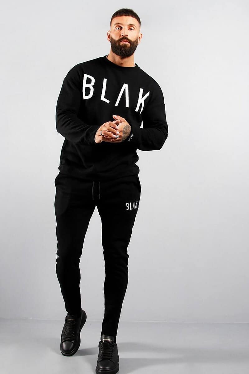 BLAK Oversized Sweater, Large Logo