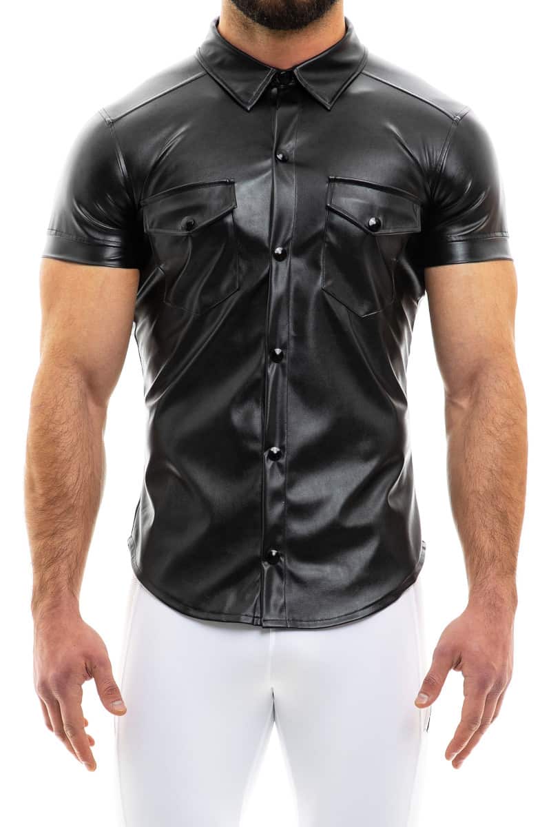 Modus Vivendi Mens Leather Shirts