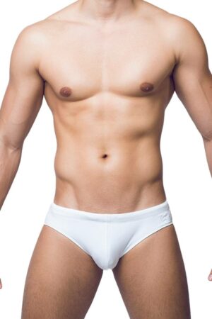 2EROS V10 CORE WHITE MENS DESIGNER SWIMWEAR BRIEF