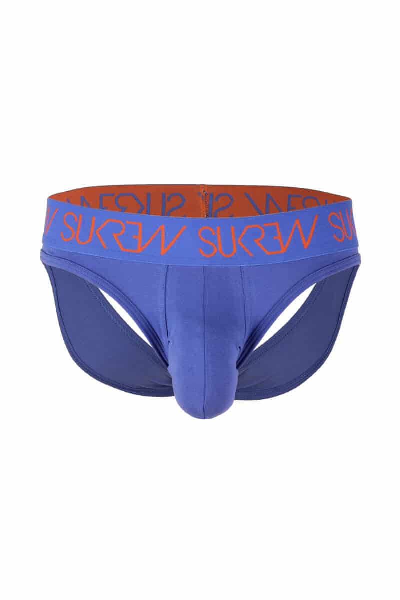 Sukrew Flame Backless Brief Blue