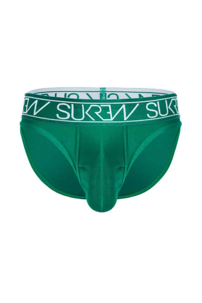 SUKREW Bounty Brief: Mens Sparkly Fabric Briefs Underwear