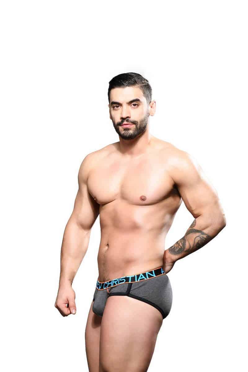 ANDREW CHRISTIAN CoolFlex Breathable Modal Brief, Enhanced Pouch