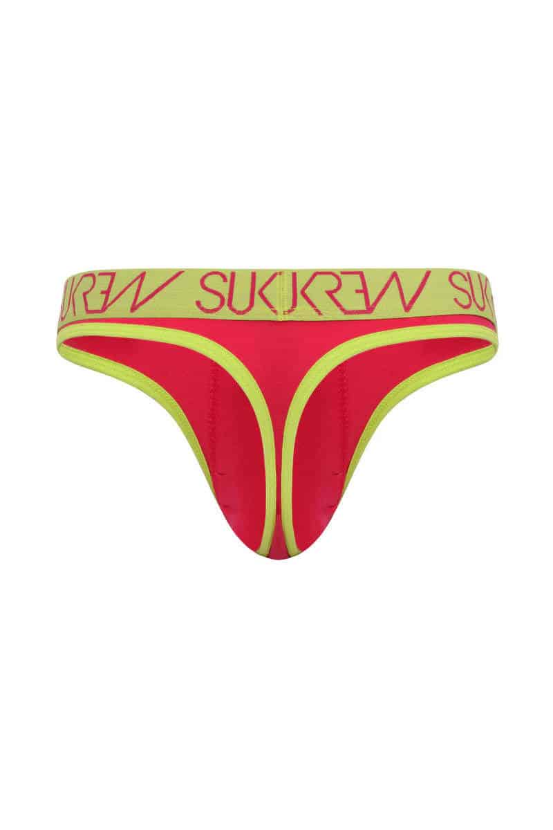 SUKREW Raspberry Large Pouch Thong