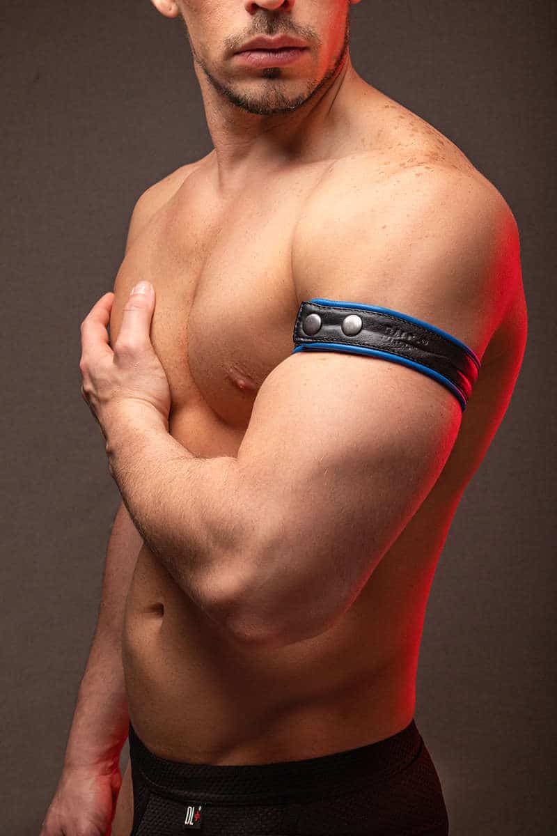 DALE MAS MENS LEATHER BICEPS BAND