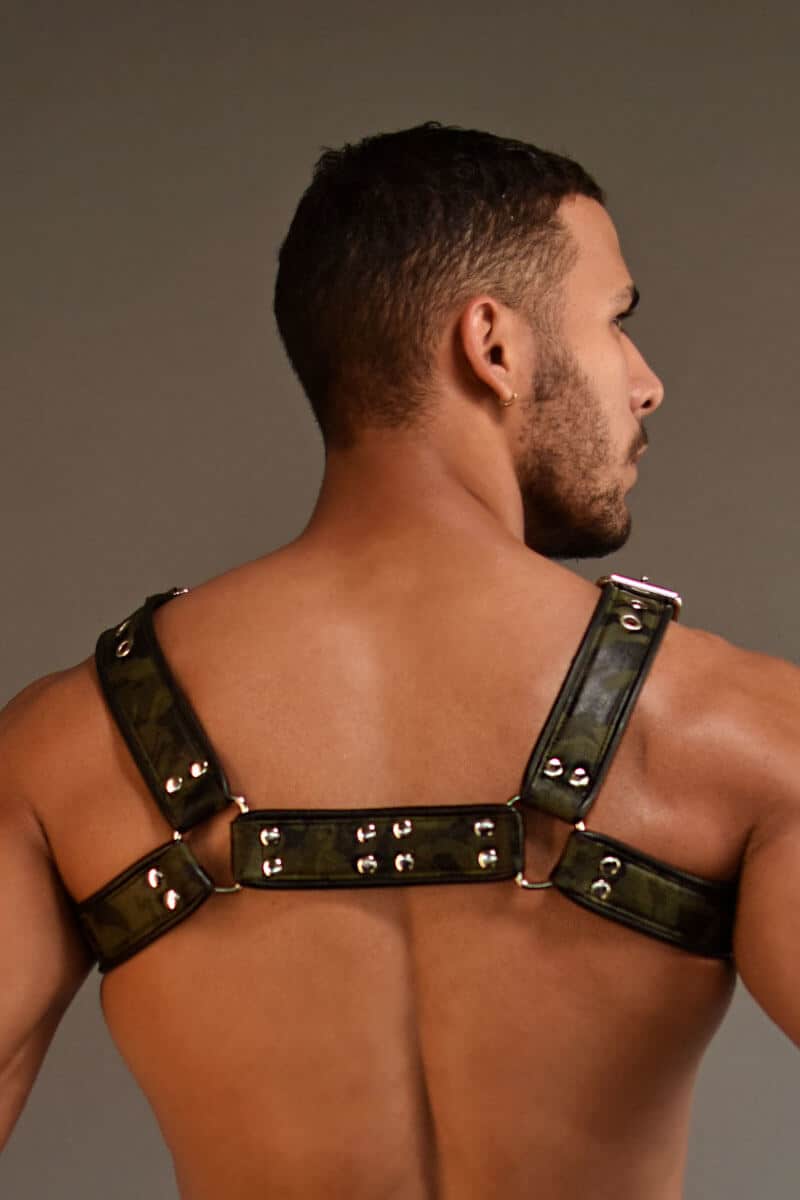 DALE MAS Army Chest Harness - 100% Real Leather