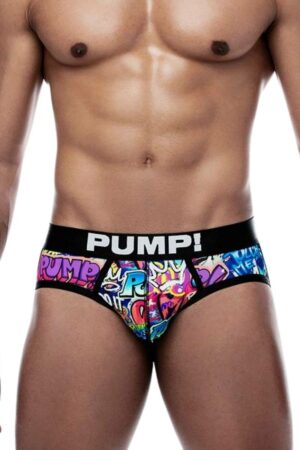 PUMP MENS FULL FRONT GRAFFITI PRINT JOCKSTRAP