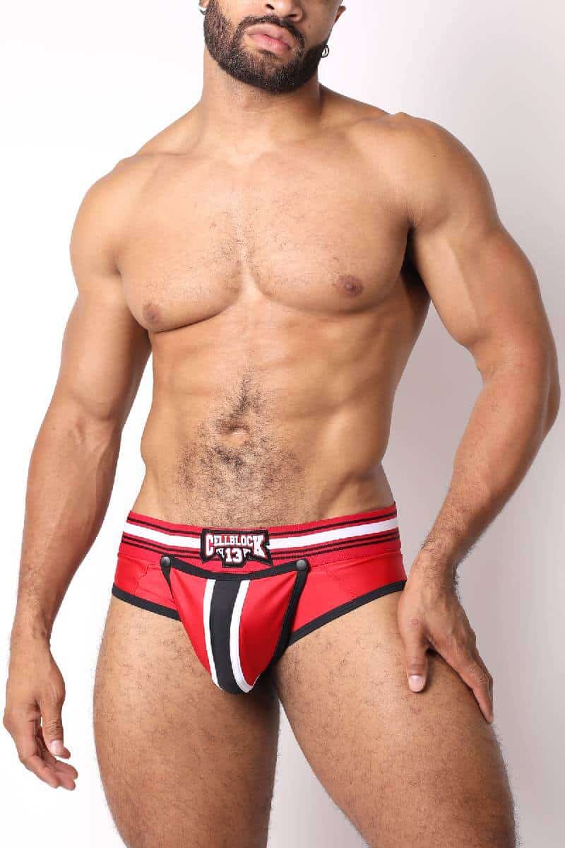 CellBlock13 All Access Bottomless Brief with Removable Pouch
