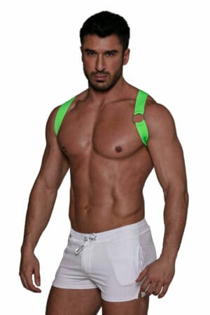 TOF Paris Neon Shoulder Harness mens rave festival clubwear