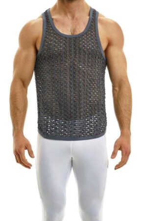 Modus Vivendi Knitted Mesh Tank Top