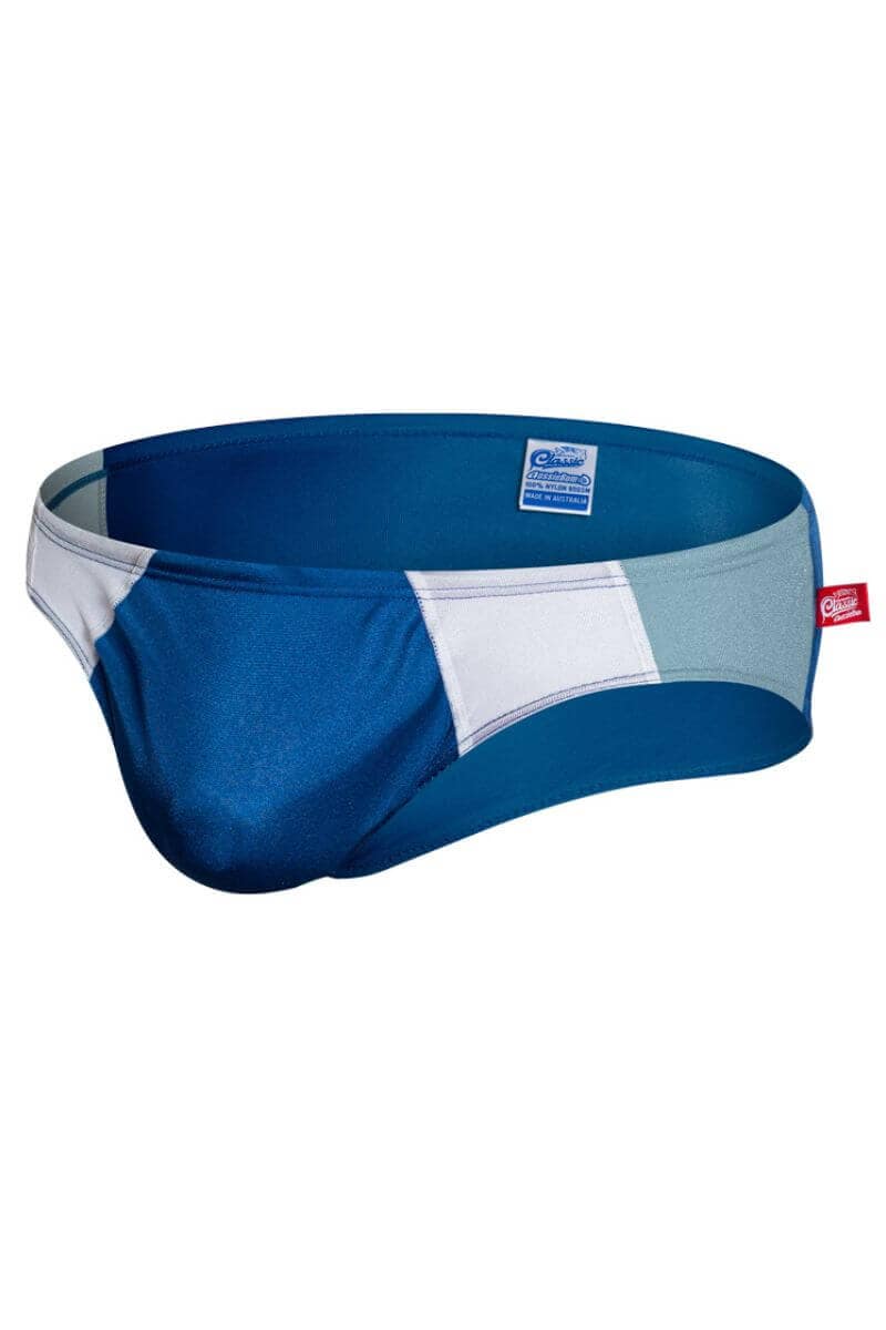 aussiebum club original swimming brief blue swimwear