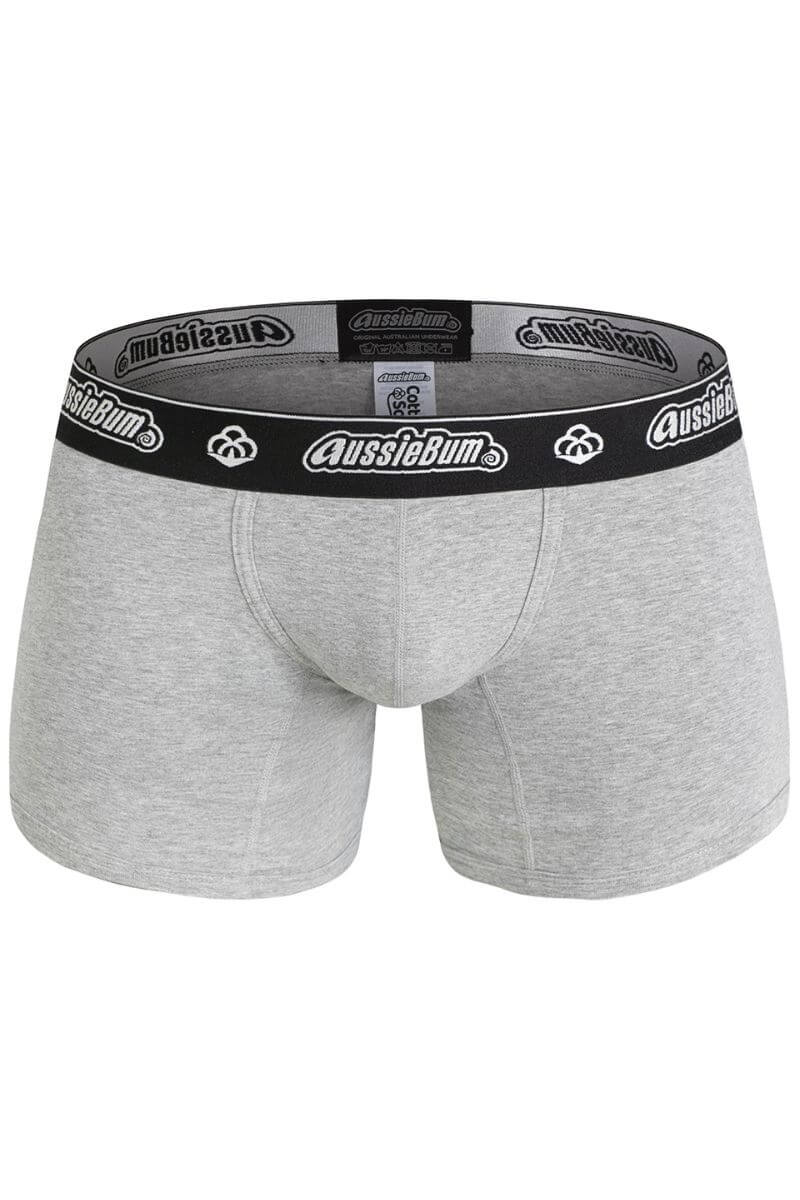 aussiebum cottonsoft hipster trunk grey marle uk underwear