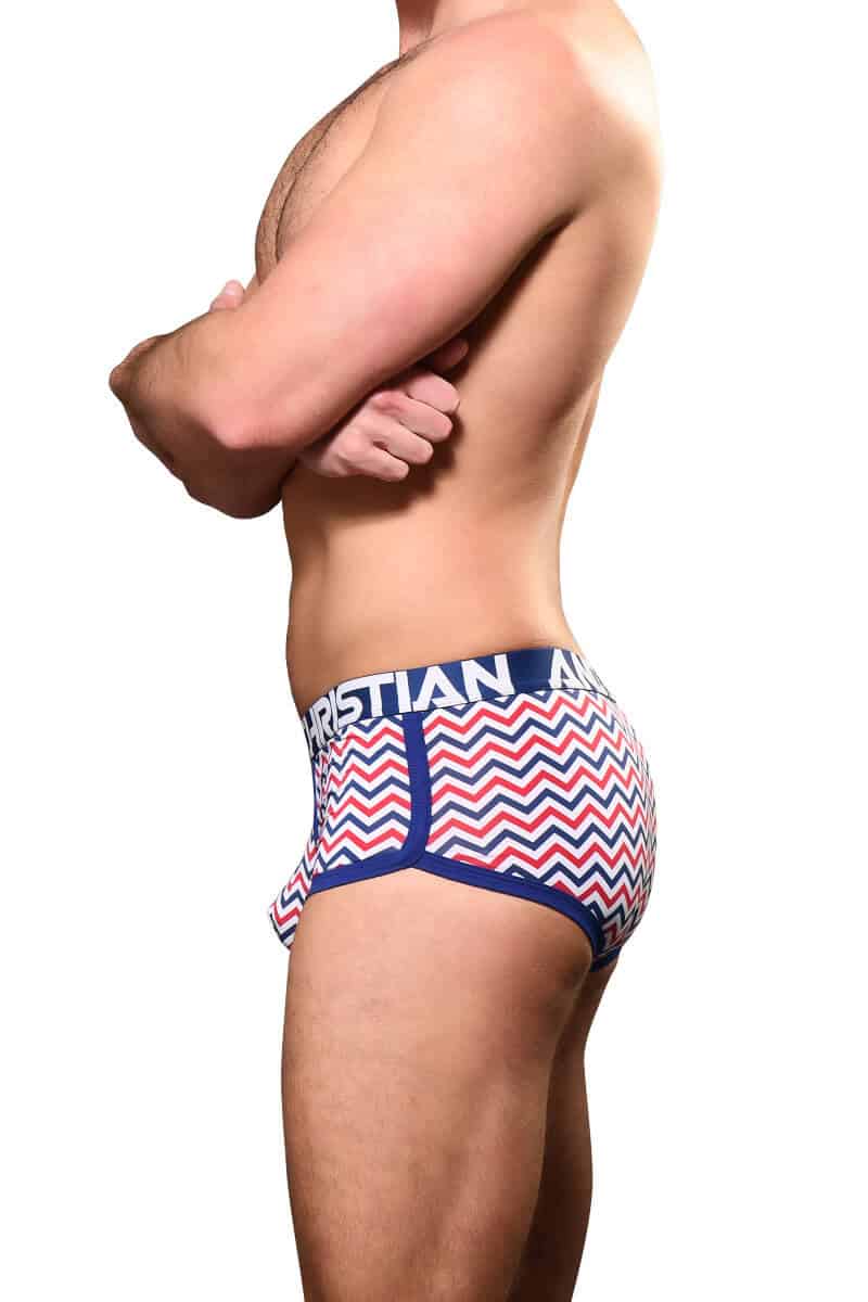 Andrew Christian Almost Naked Zig-Zag Boxer with Hang Free Pouch